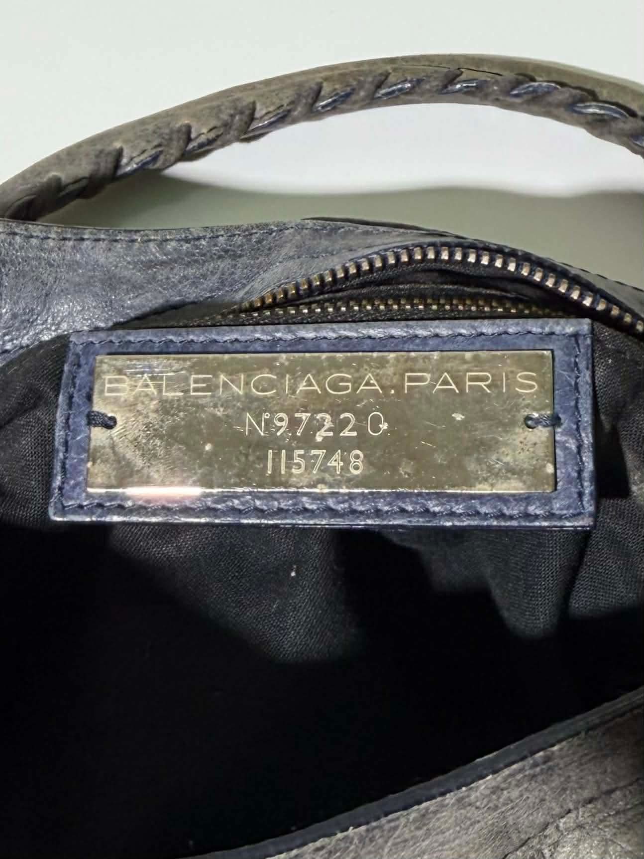2000’s Balenciaga Blue Classic City Bag