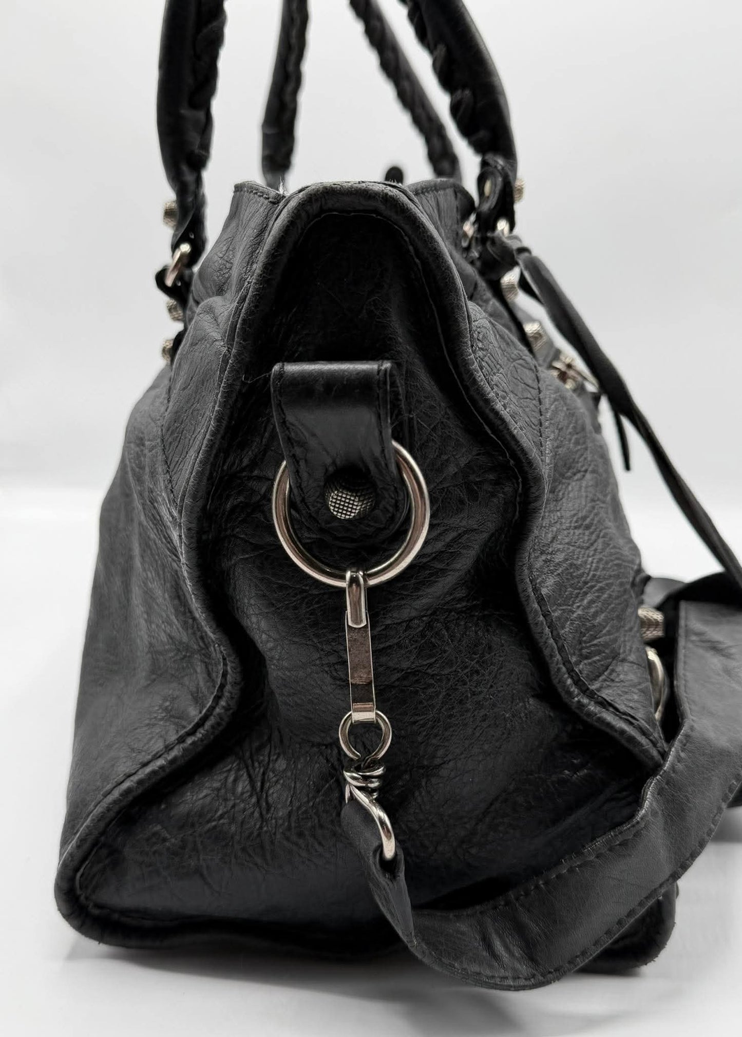 2000’s Balenciaga Black Giant 12 Rose Gold Work Bag