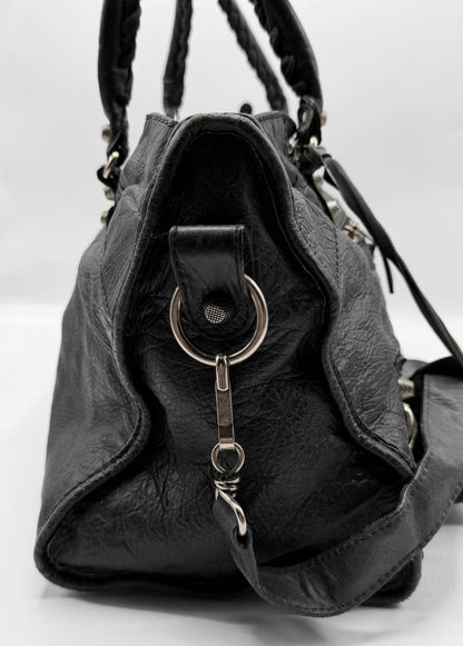 2000’s Balenciaga Black Giant 12 Rose Gold Work Bag