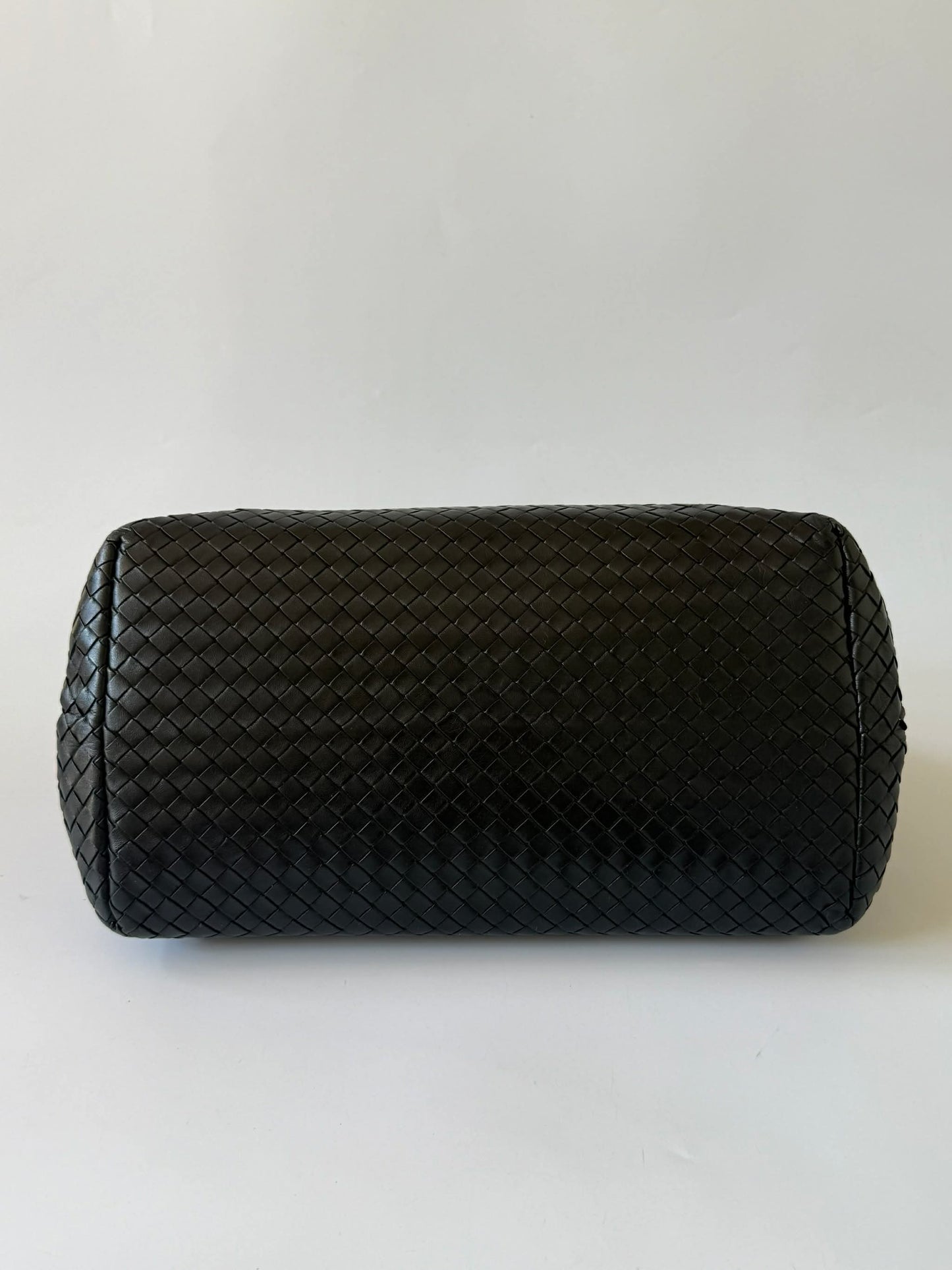 Bottega Veneta Black Intrecciato Large Tote Black