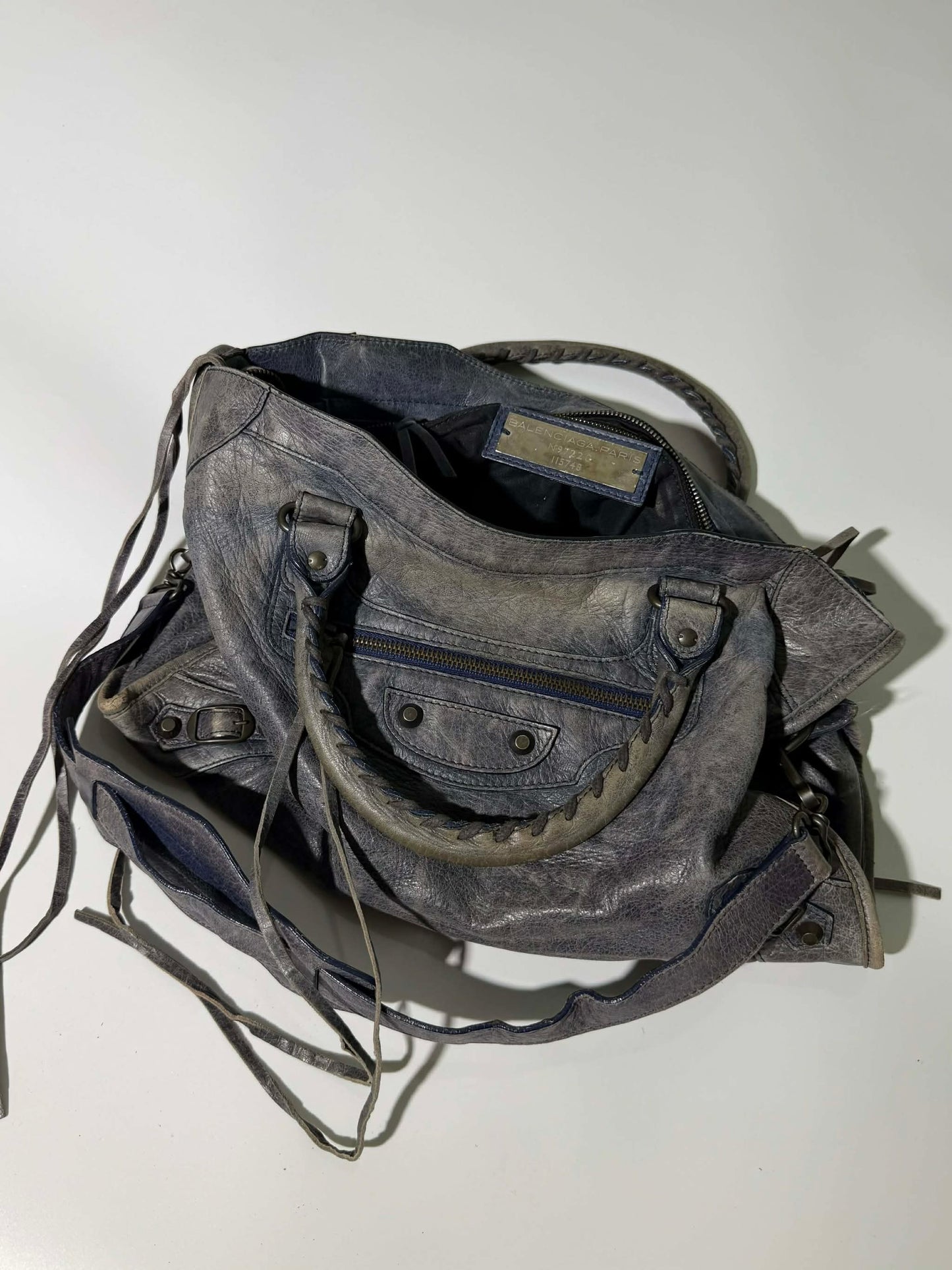 2000’s Balenciaga Blue Classic City Bag