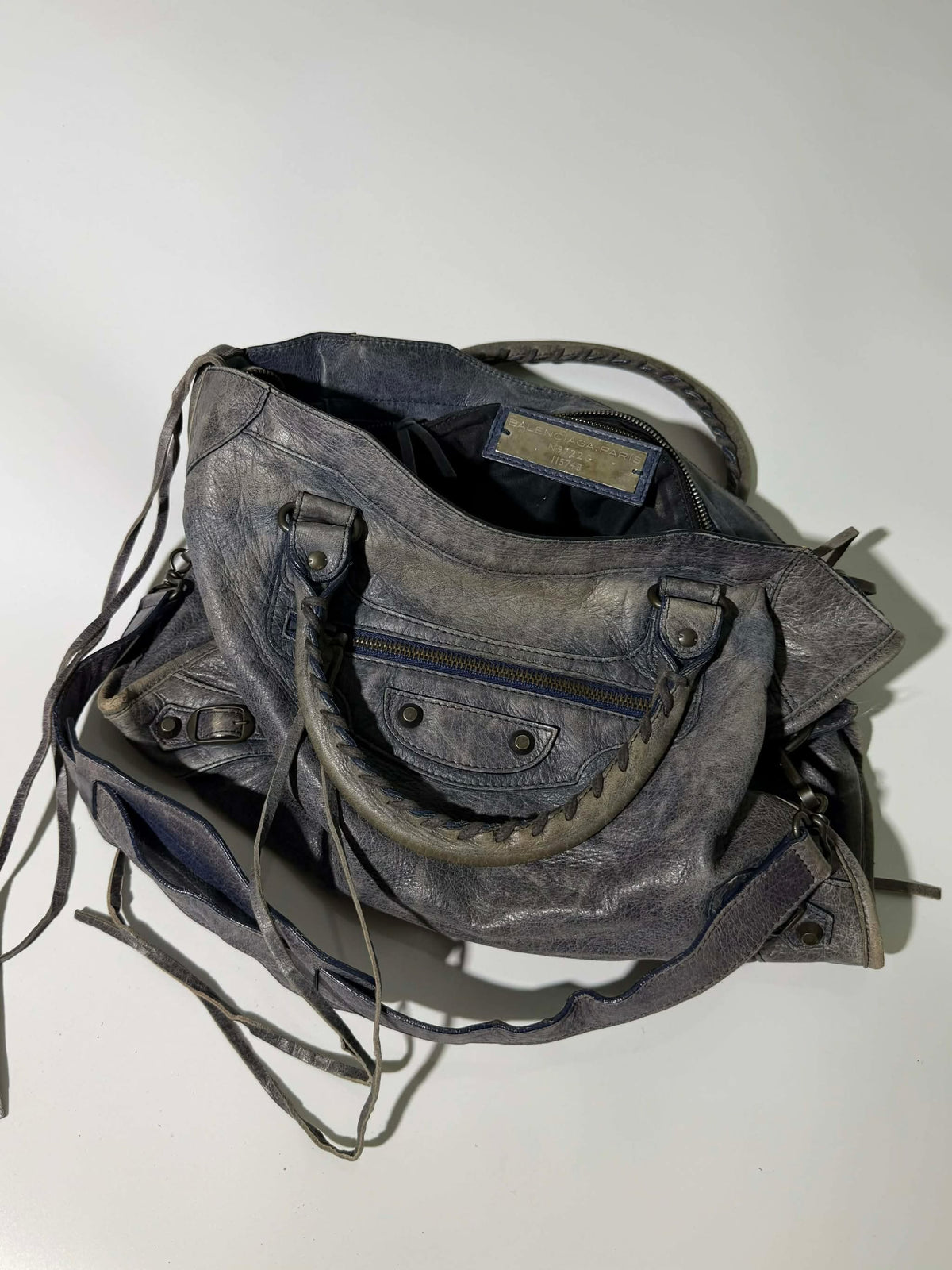 2000’s Balenciaga Blue Classic City Bag
