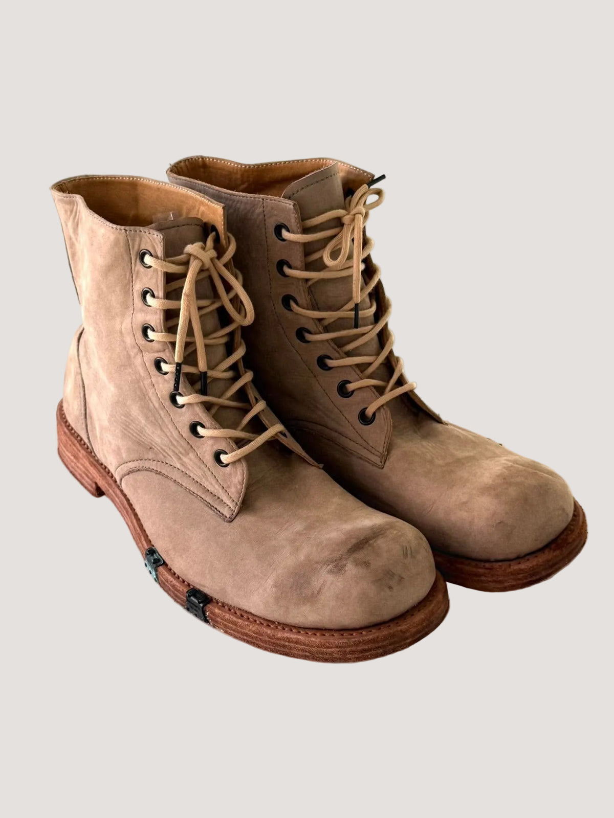 Number (N)ine S/S2007 Western Suede Derby Boots