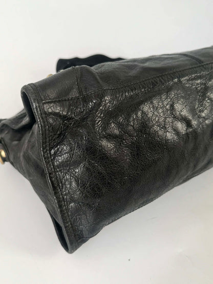 2000’s Balenciaga Black Giant 12 Gold Hardware City Bag