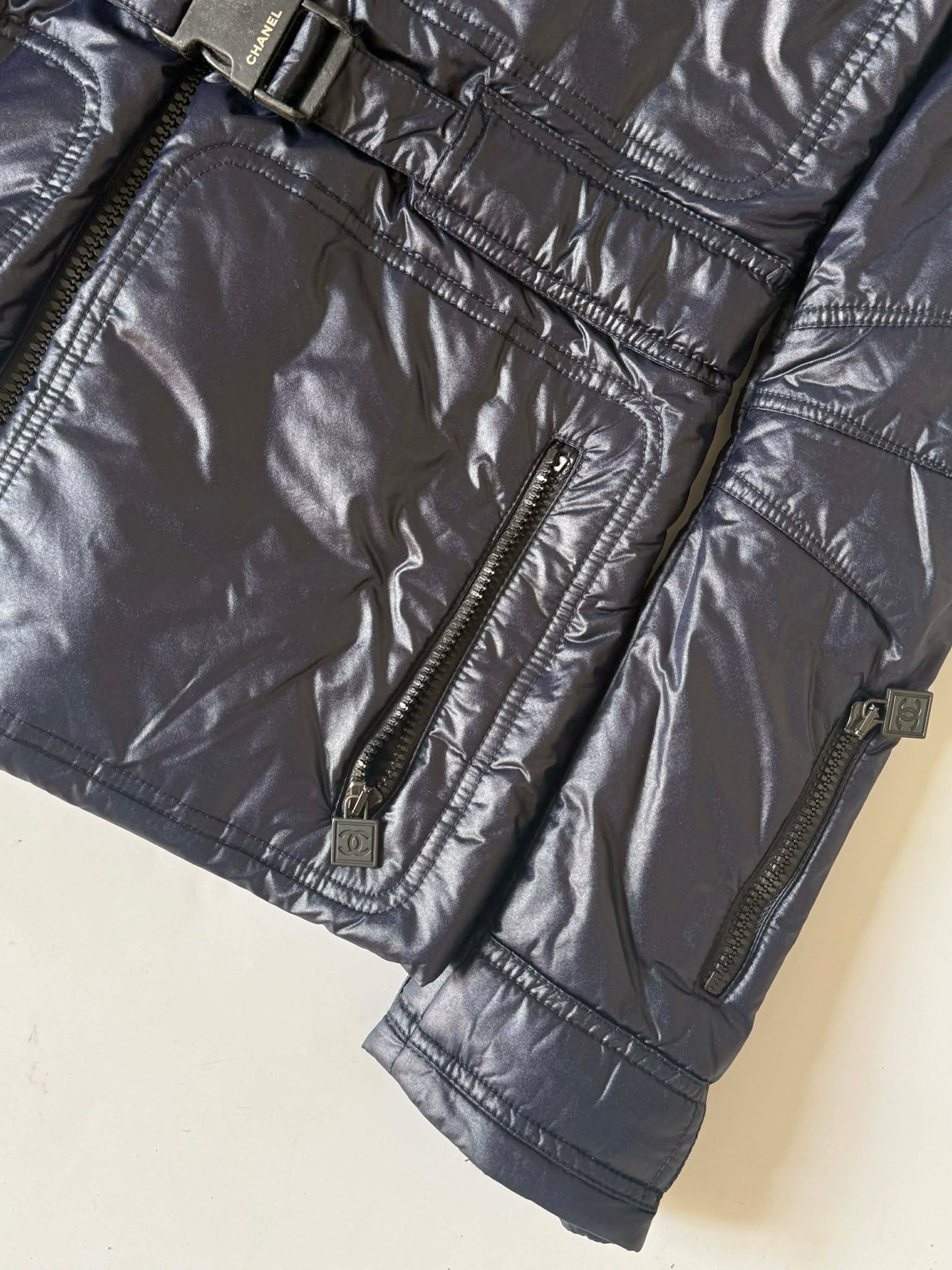 Chanel 2004 Fall Collection Sports Utility Padded Zip Jacket