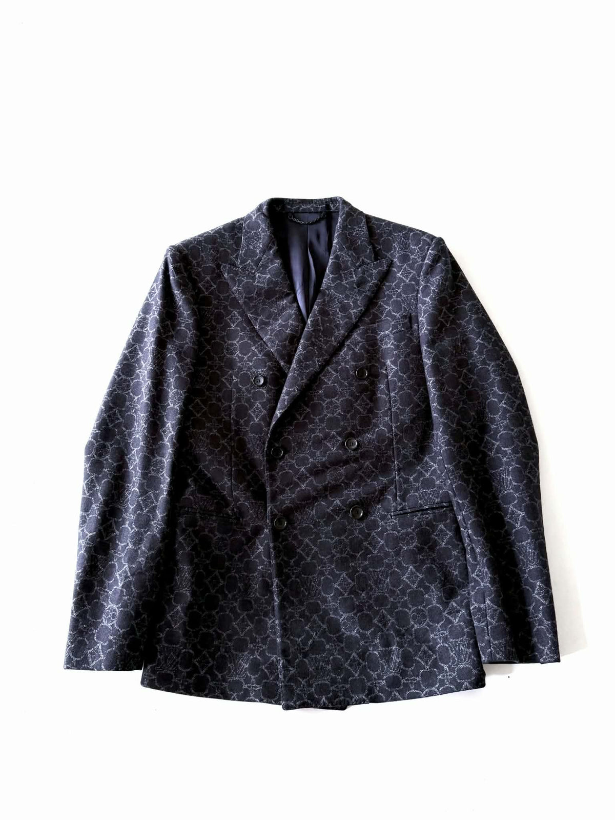 Louis Vuitton Pre-Fall 2021 by Virgil Abloh Blue Monogram Suit