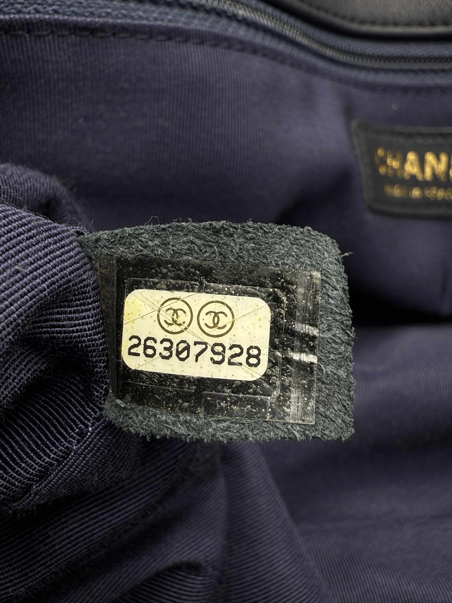XXL Chanel Knit Purple - Luggage Flap Bag