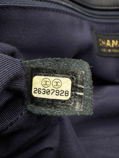 XXL Chanel Knit Purple - Luggage Flap Bag