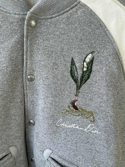 Christian Dior Lily of the Valley Varsity Jacket