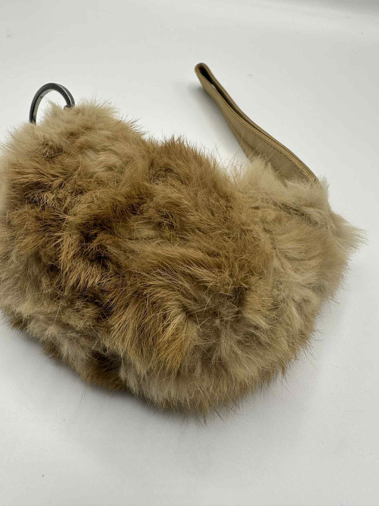 Gucci Brown Rabbit Fur Pochette