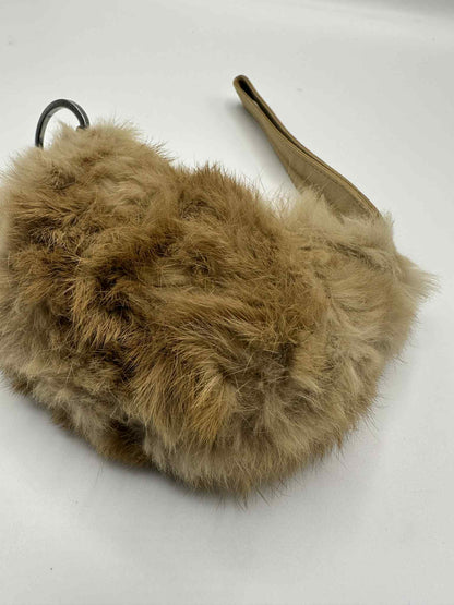 Gucci Brown Rabbit Fur Pochette