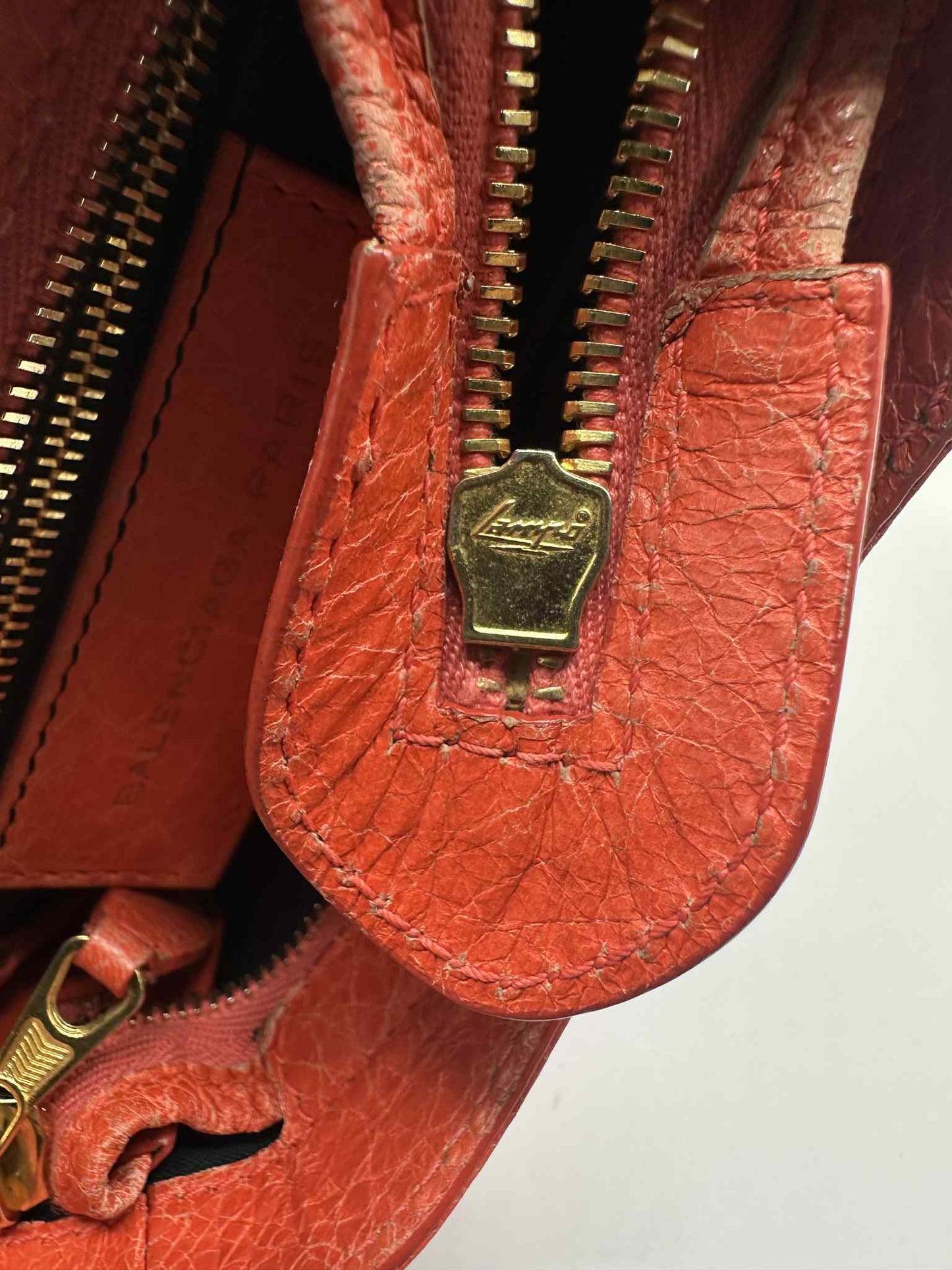 Balenciaga Nano City Bag Coral