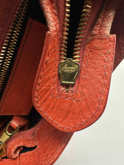 Balenciaga Nano City Bag Coral
