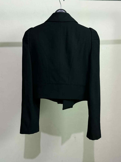 Gucci Crop Detachable Collar Blazer