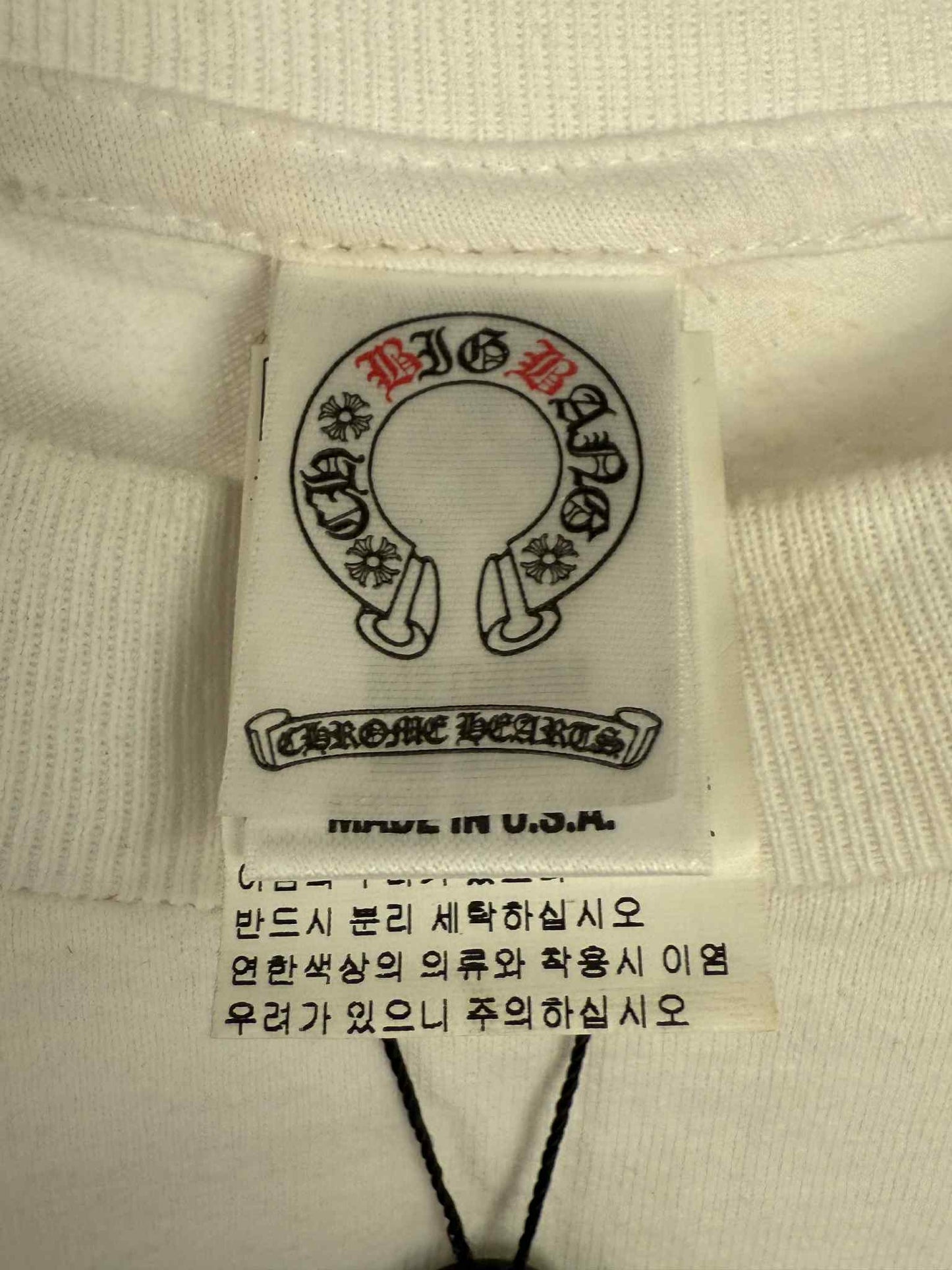 Chrome Hearts Red Patch Big Bang Collaboration Limited Edition Tank Top
