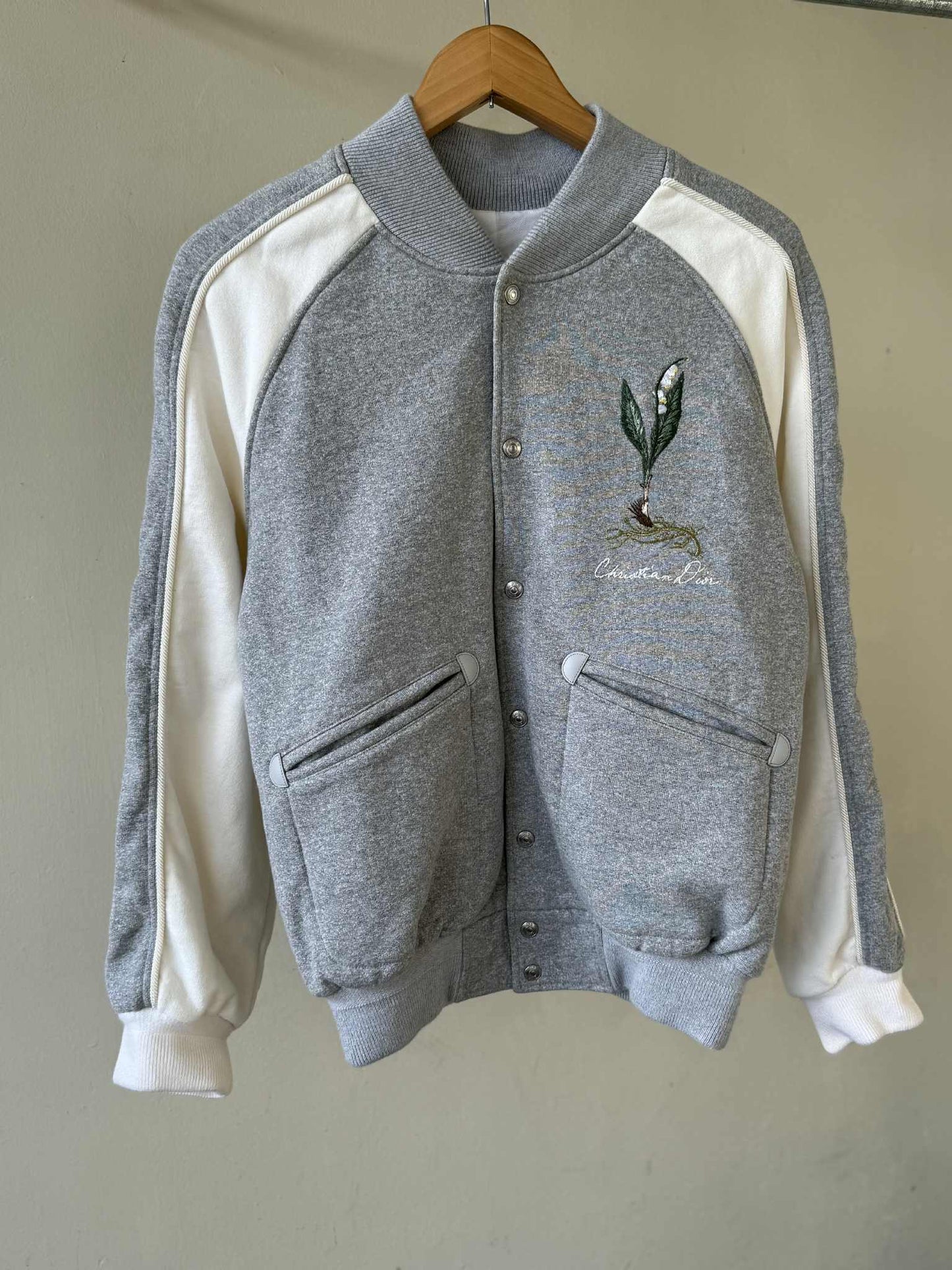 Christian Dior Lily of the Valley Varsity Jacket