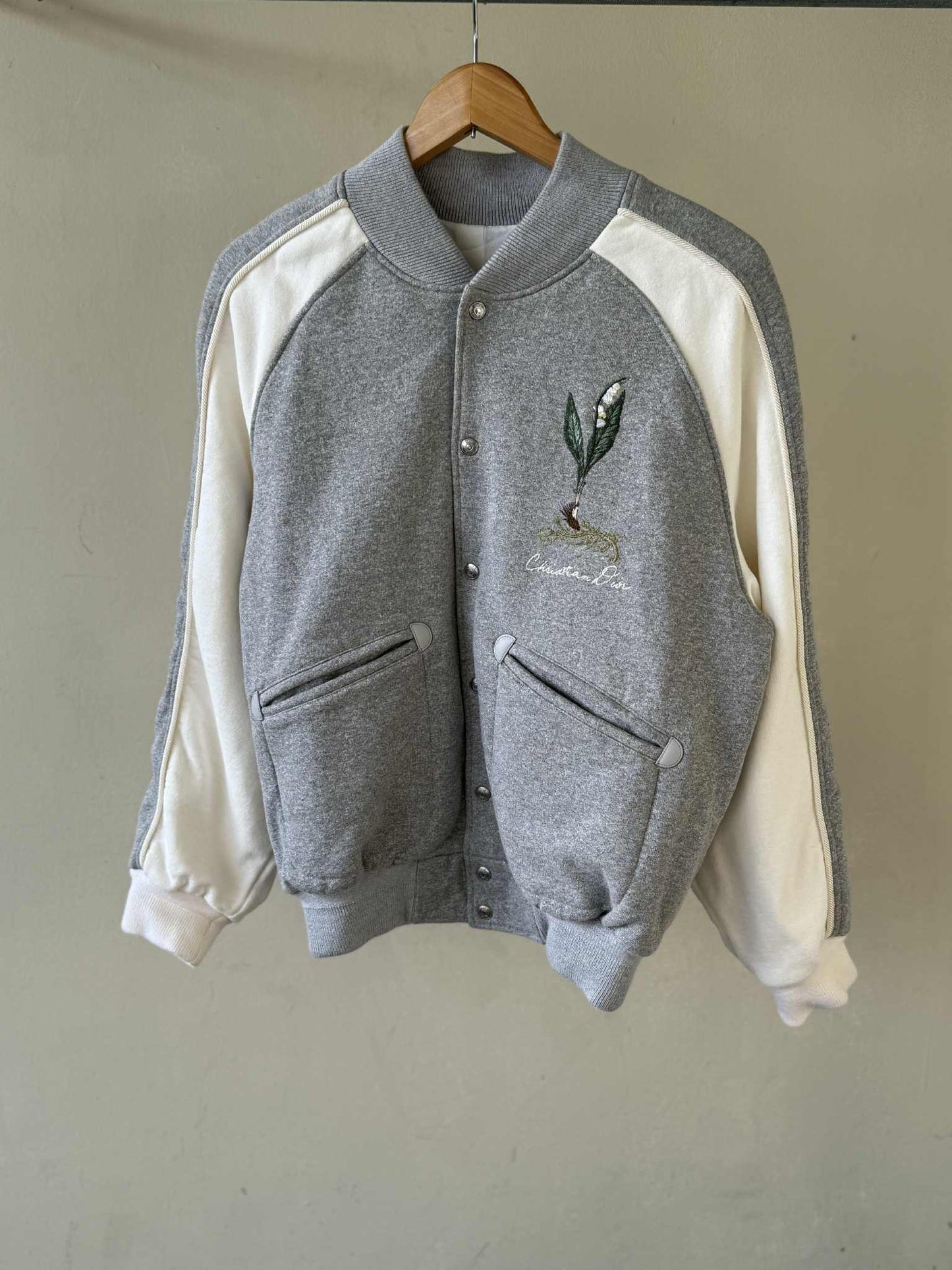 Christian Dior Lily of the Valley Varsity Jacket