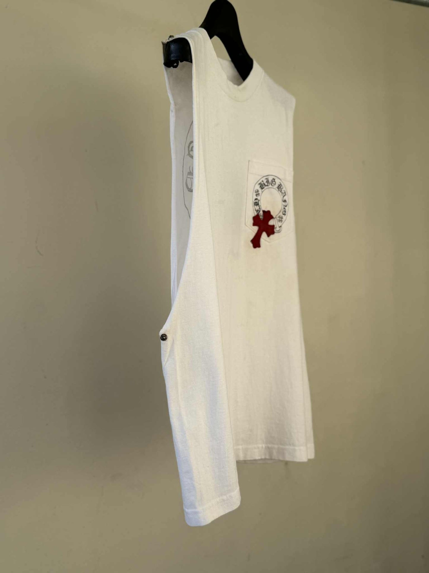 Chrome Hearts Red Patch Big Bang Collaboration Limited Edition Tank Top