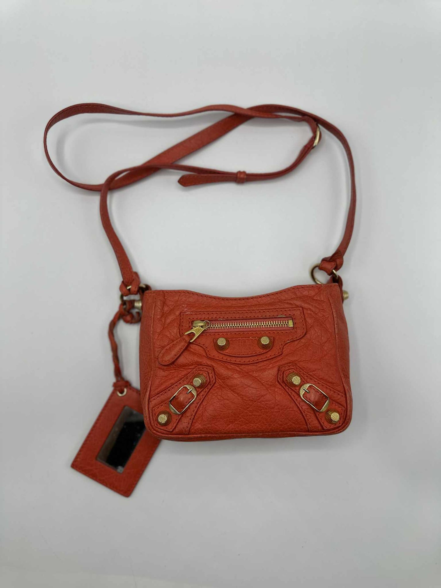 Balenciaga Nano City Bag Coral