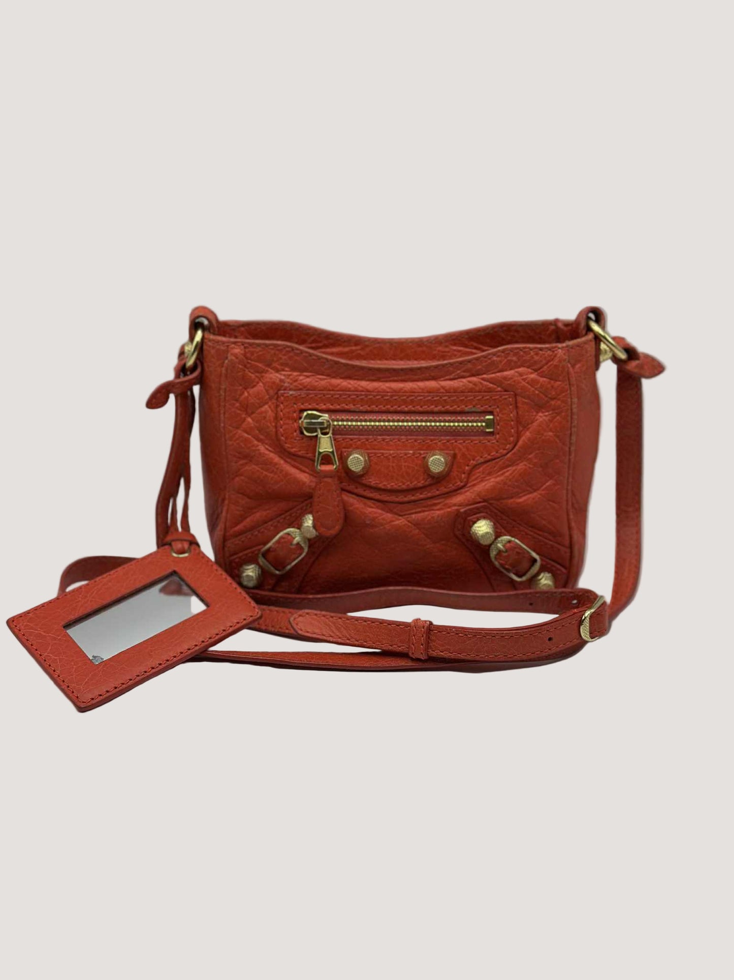 Balenciaga Nano City Bag Coral
