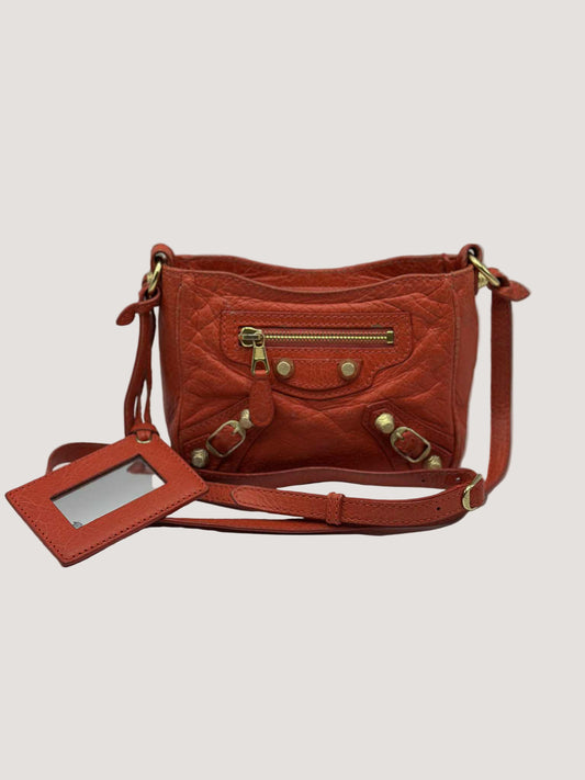 Balenciaga Nano City Bag Coral