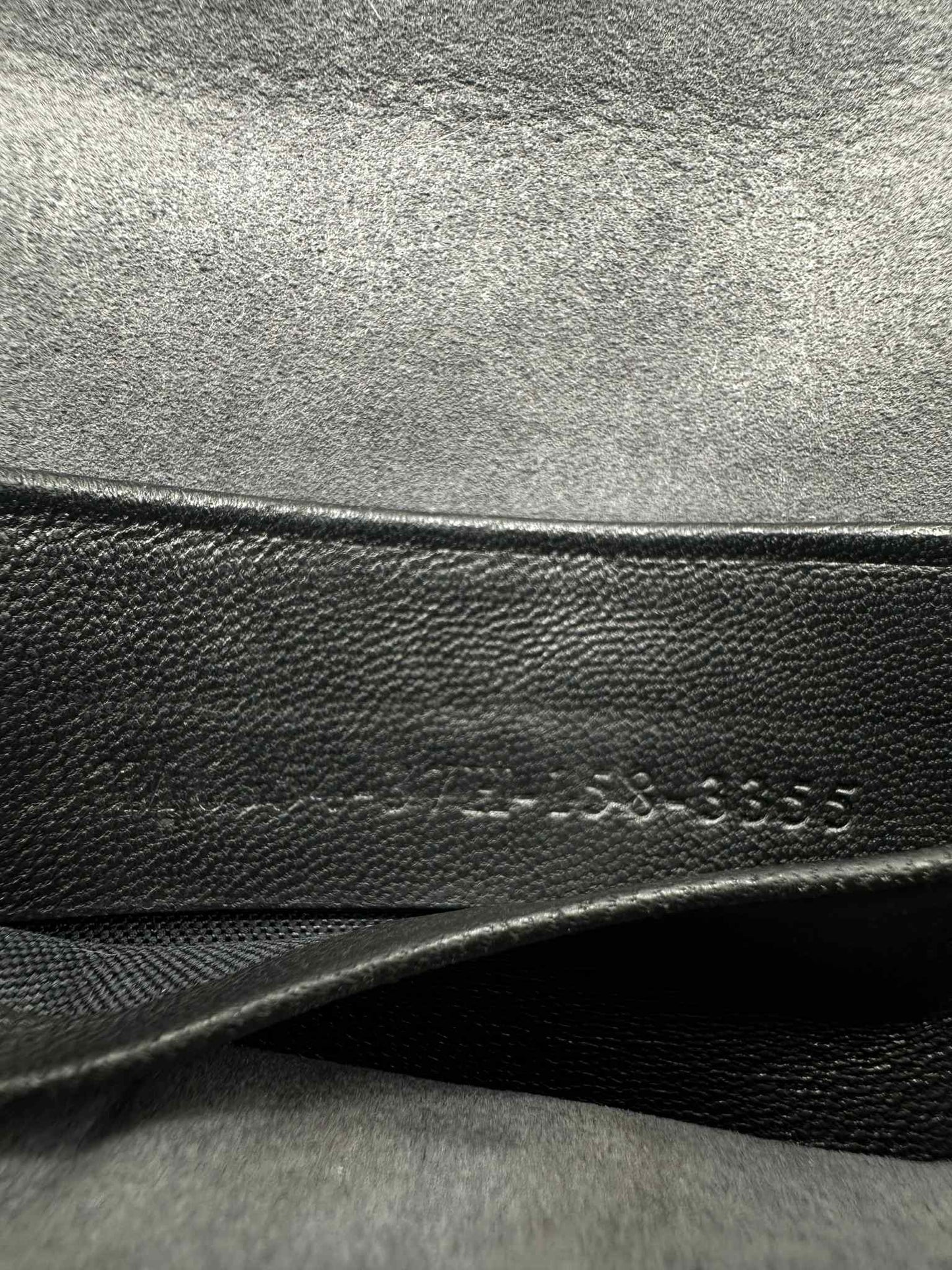 Fendi Nappa Leather & Fox Fur Micro Buggie Baguette Bag