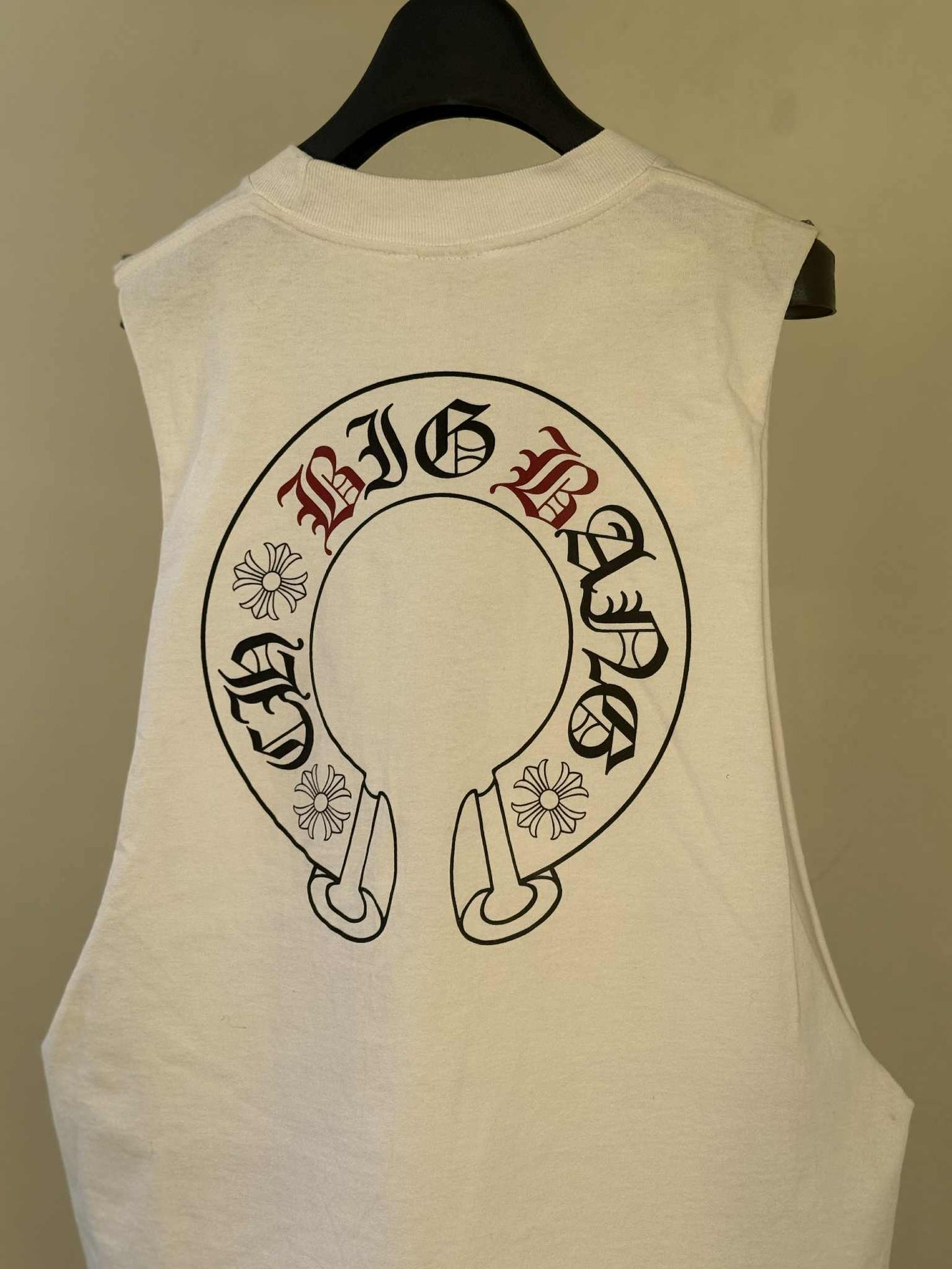 Chrome Hearts Red Patch Big Bang Collaboration Limited Edition Tank Top