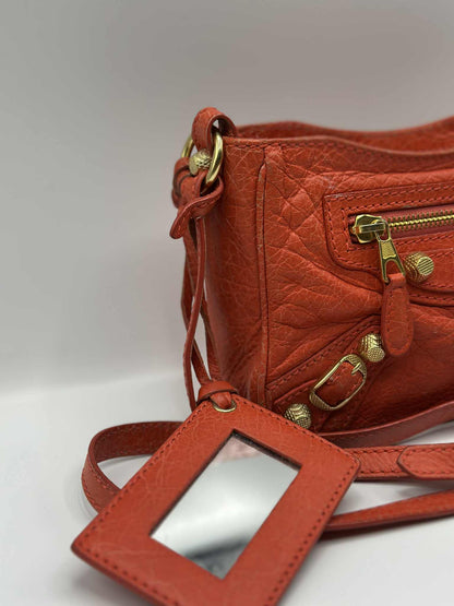 Balenciaga Nano City Bag Coral