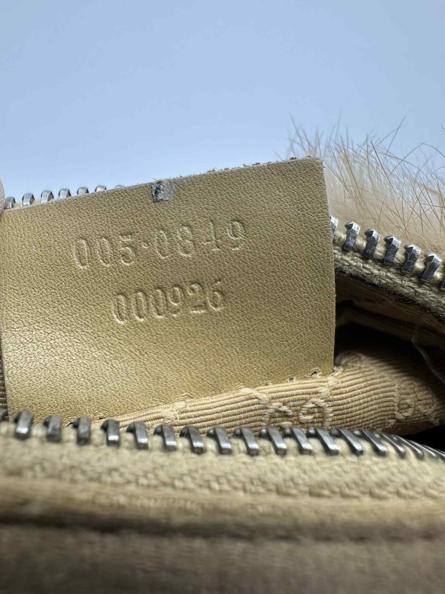 Gucci Brown Rabbit Fur Pochette