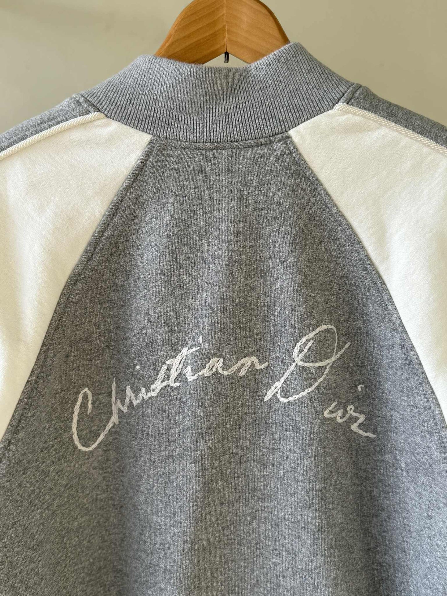 Christian Dior Lily of the Valley Varsity Jacket
