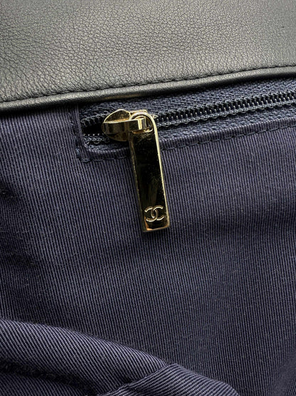 XXL Chanel Knit Purple - Luggage Flap Bag