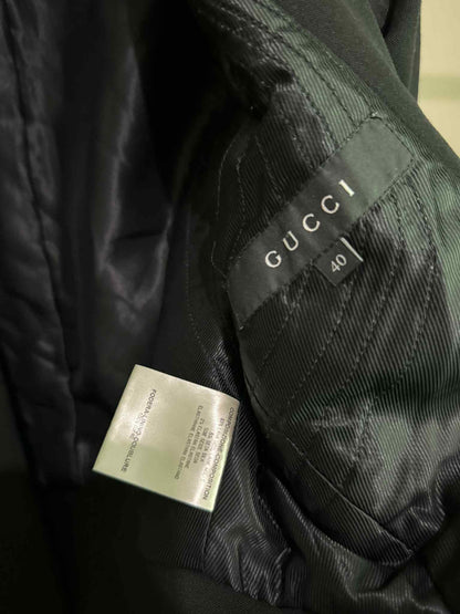 Gucci Crop Detachable Collar Blazer