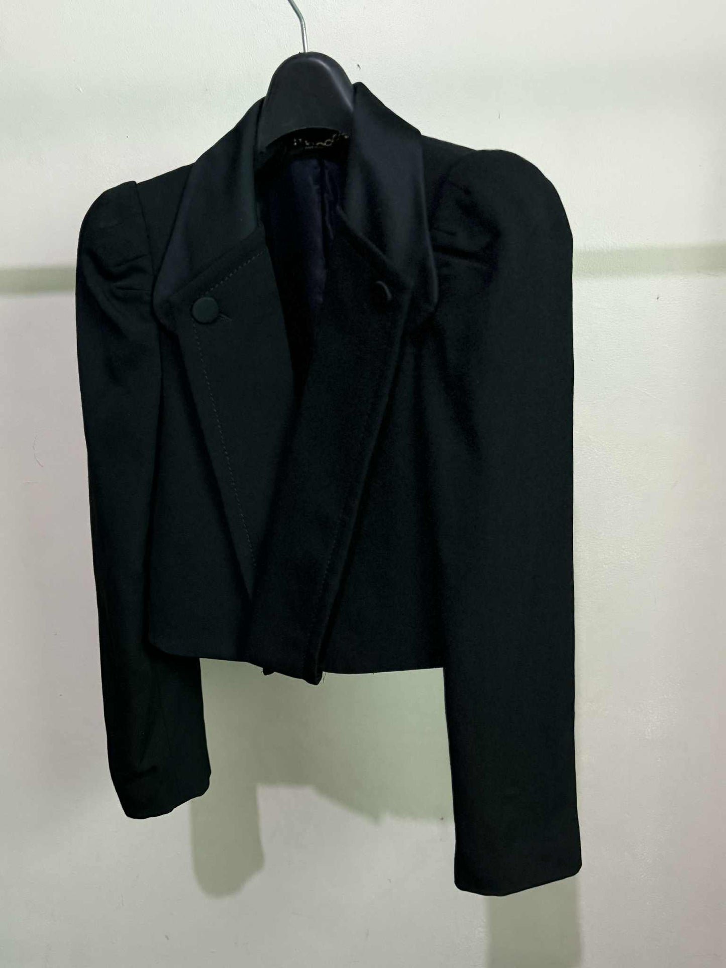Gucci Crop Detachable Collar Blazer