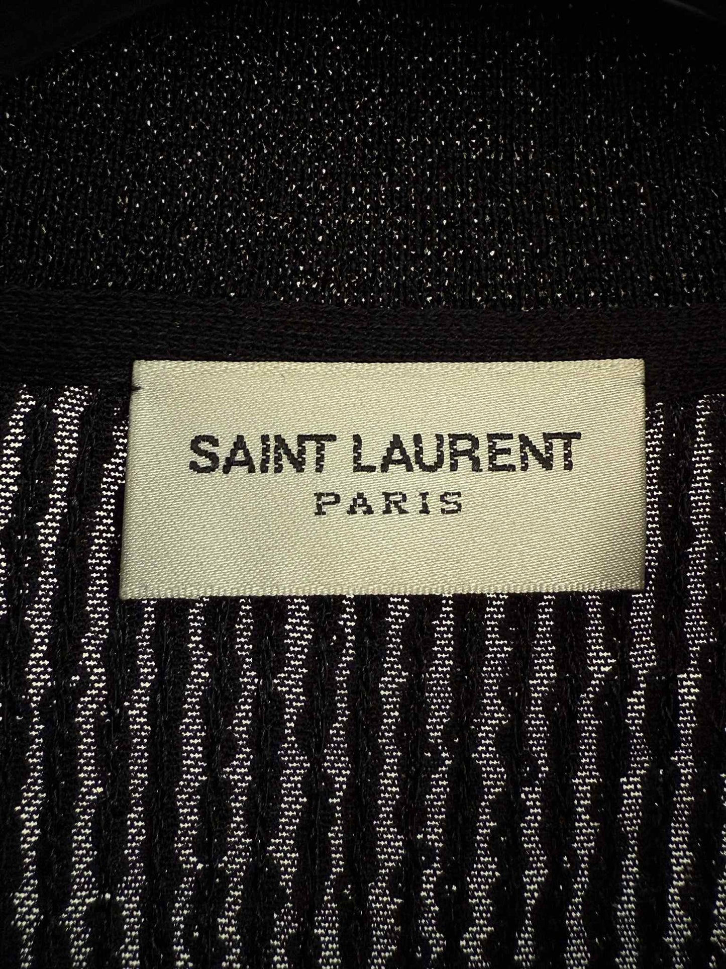 Saint Laurent Oversized Sequin Polo