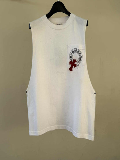 Chrome Hearts Red Patch Big Bang Collaboration Limited Edition Tank Top