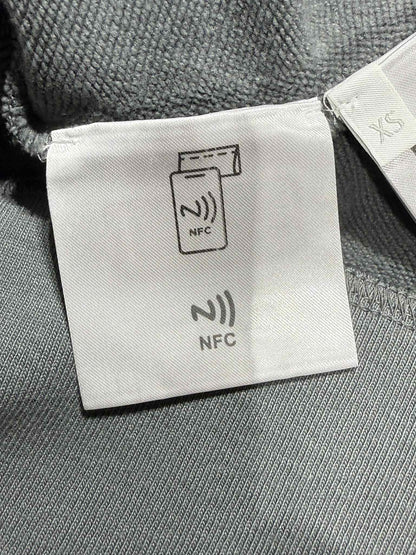 Miu Miu Gray Garment-Dyed Cotton Fleece Sweatshirt