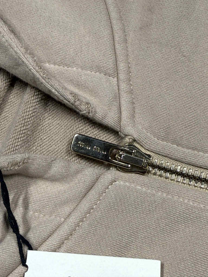Miu Miu Albino Garment-Dyed Cotton Fleece Hoodie Jacket