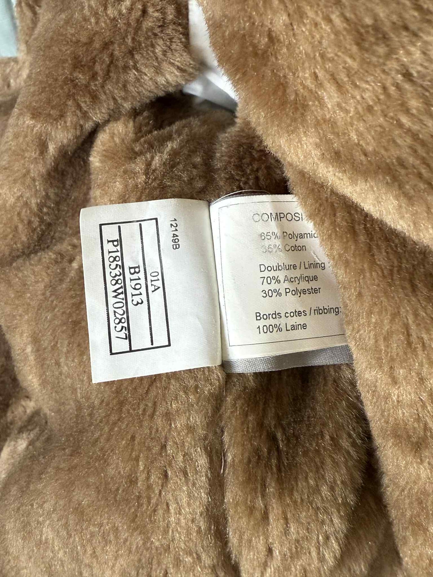 Chanel Sports Fall 2001 Blue CC Logo Fur Bomber Jacket