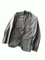 Louis Vuitton Pont Neuf Jacquard Script Gray Suit
