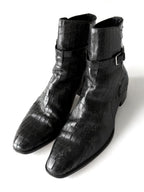 Saint Laurent by Hedi Slimane Crocodile Jodhpur Boots