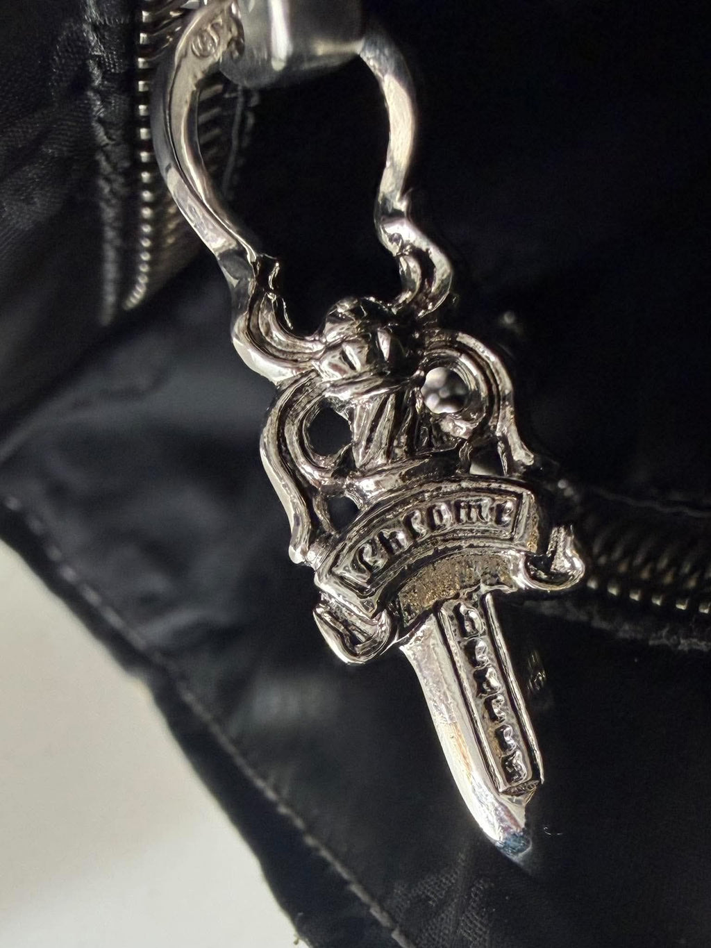 Chrome Hearts Plug CH Plus Camouflage Leather Shoulder Bag