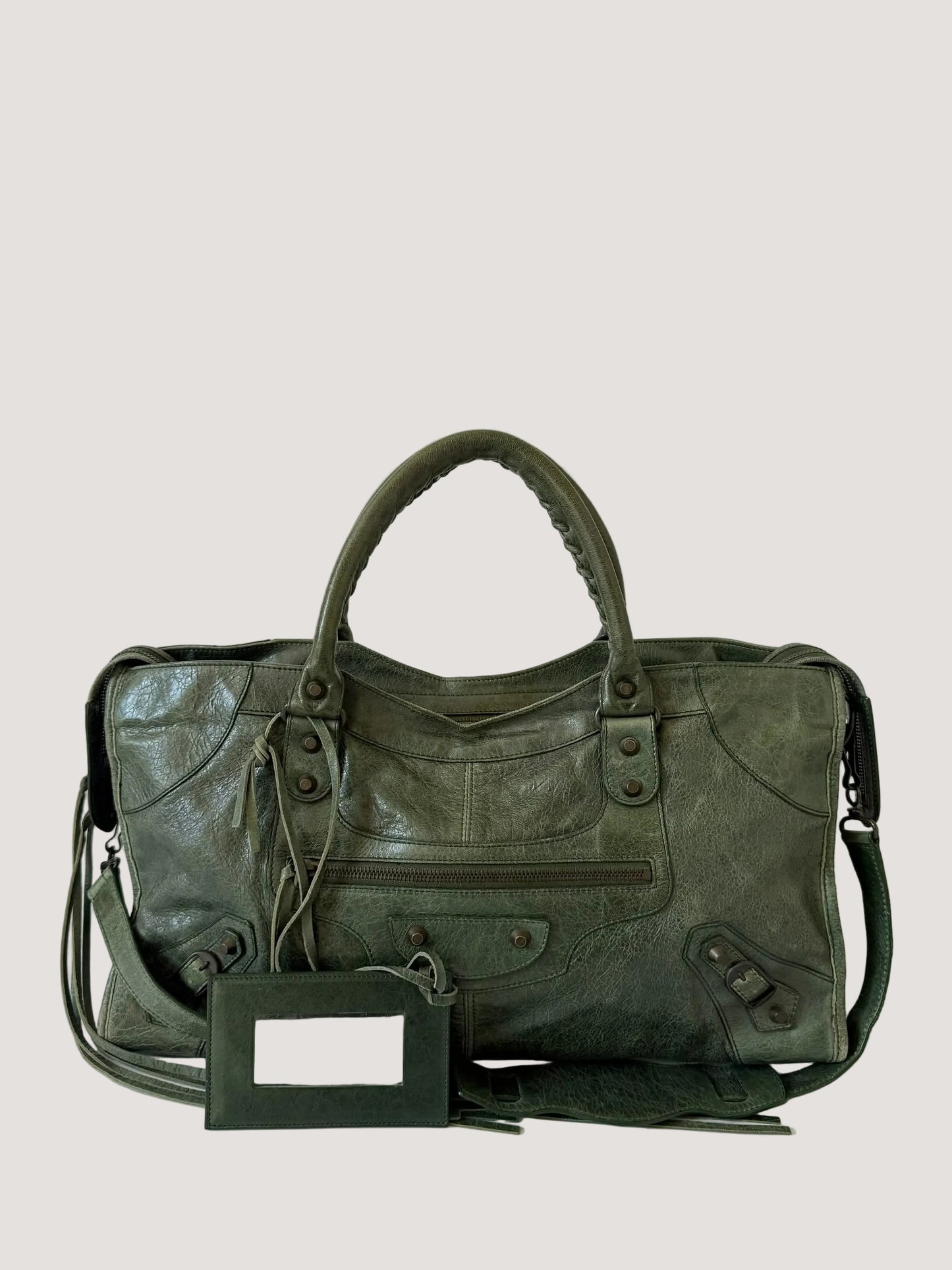 2000’s Balenciaga Green Classic City Bag