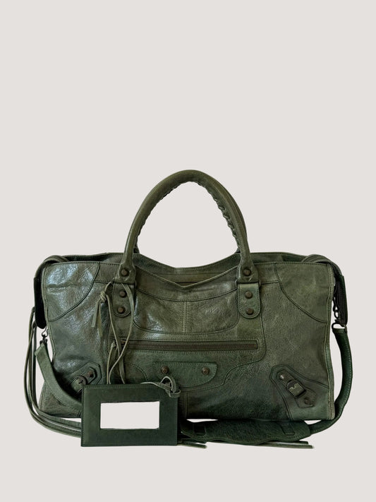 2000’s Balenciaga Green Classic City Bag
