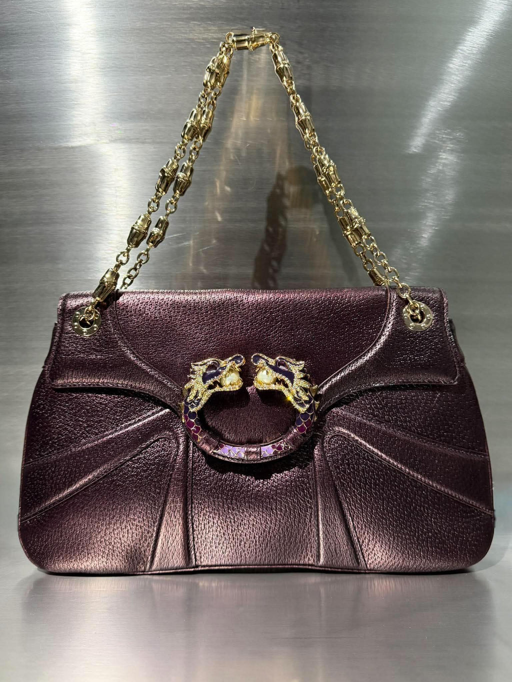 Gucci by Tom Ford F/W 2004 Jeweled Dragon Shoulder Bag