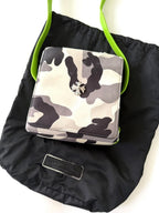 Chrome Hearts Plug CH Plus Camouflage Leather Shoulder Bag