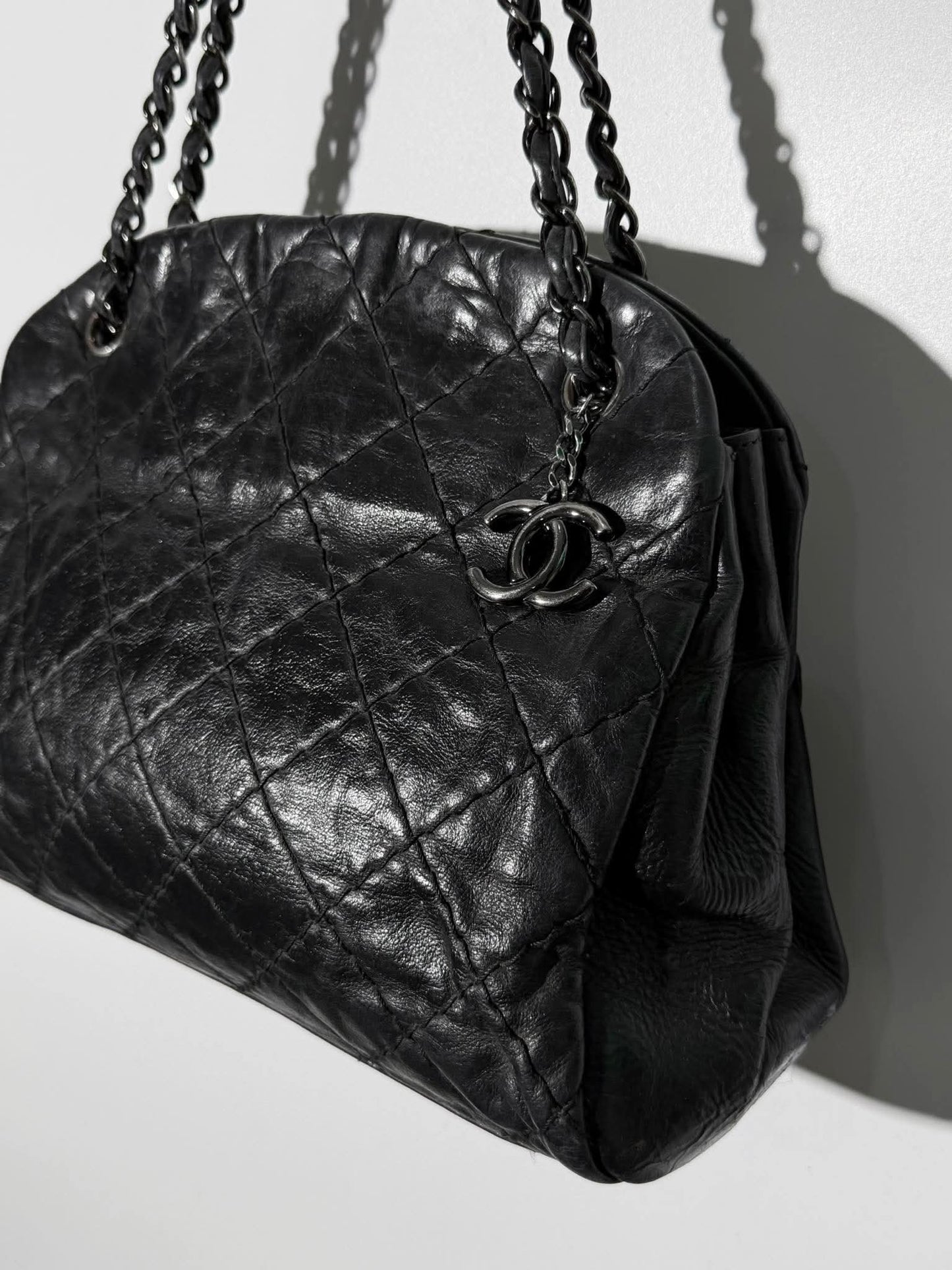 Chanel Iridescent Just Mademoiselle Bowling Bag