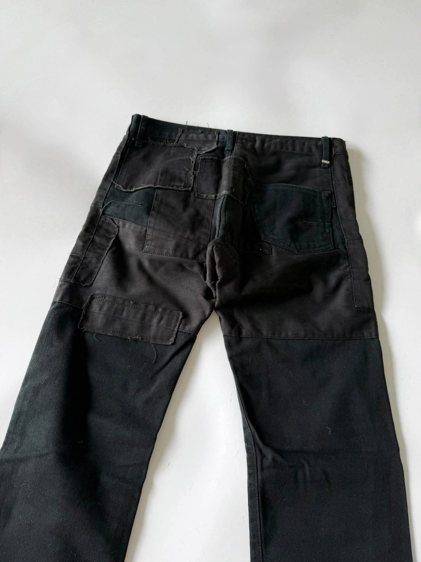 Dior Homme A/W 2007 "NAVIGATE" Patchwork Denim Pants