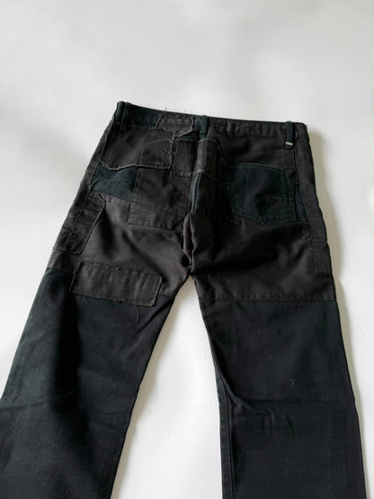 Dior Homme A/W 2007 "NAVIGATE" Patchwork Denim Pants