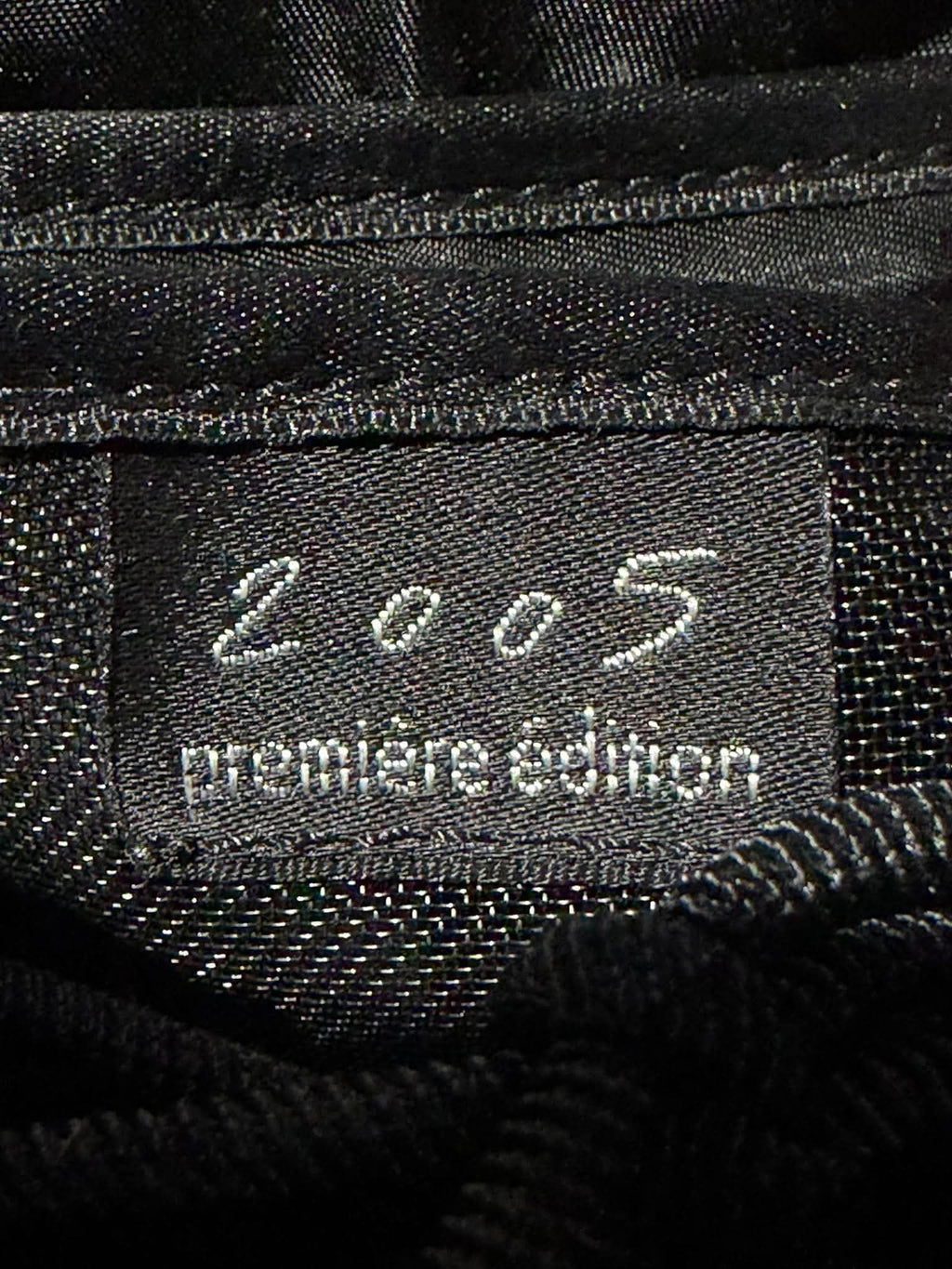 Chanel Black Cotton Jersey Millennium Hard Case Bag
