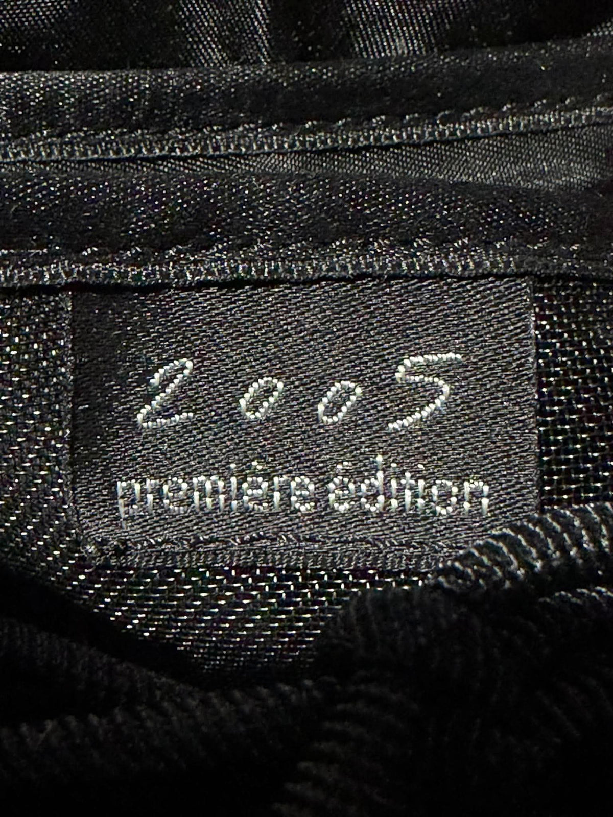 Chanel Black Cotton Jersey Millennium Hard Case Bag